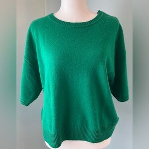 Wilt Emerald Green, Cashmere Crew Neck Sweater